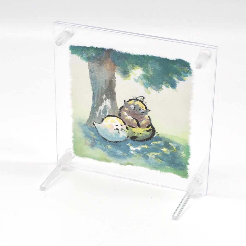 ヤッコとドロロ【こもれびポカポカ】(原画)