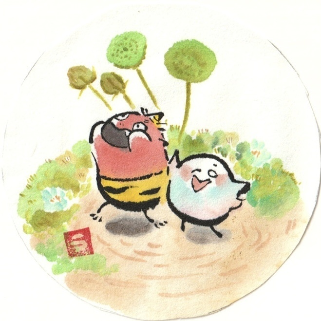 ヤッコとドロロ【春の冒険!】(原画)