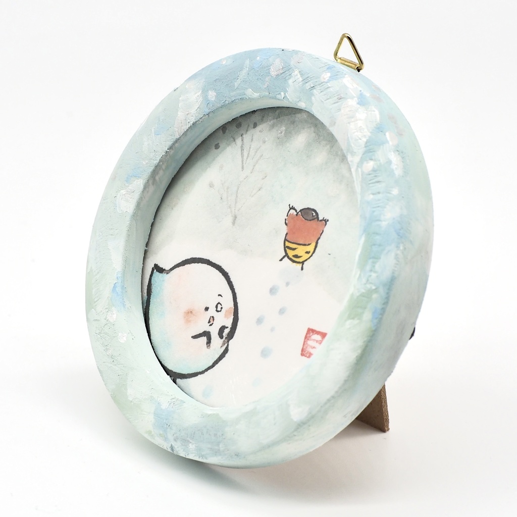 ヤッコとドロロ【冬のきらきら】(原画)