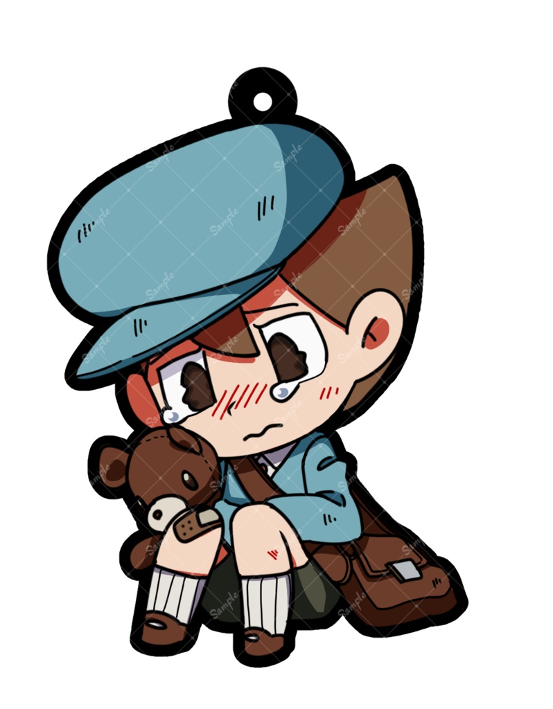 【受注生産】ズタボロ英国紳士キーホルダー