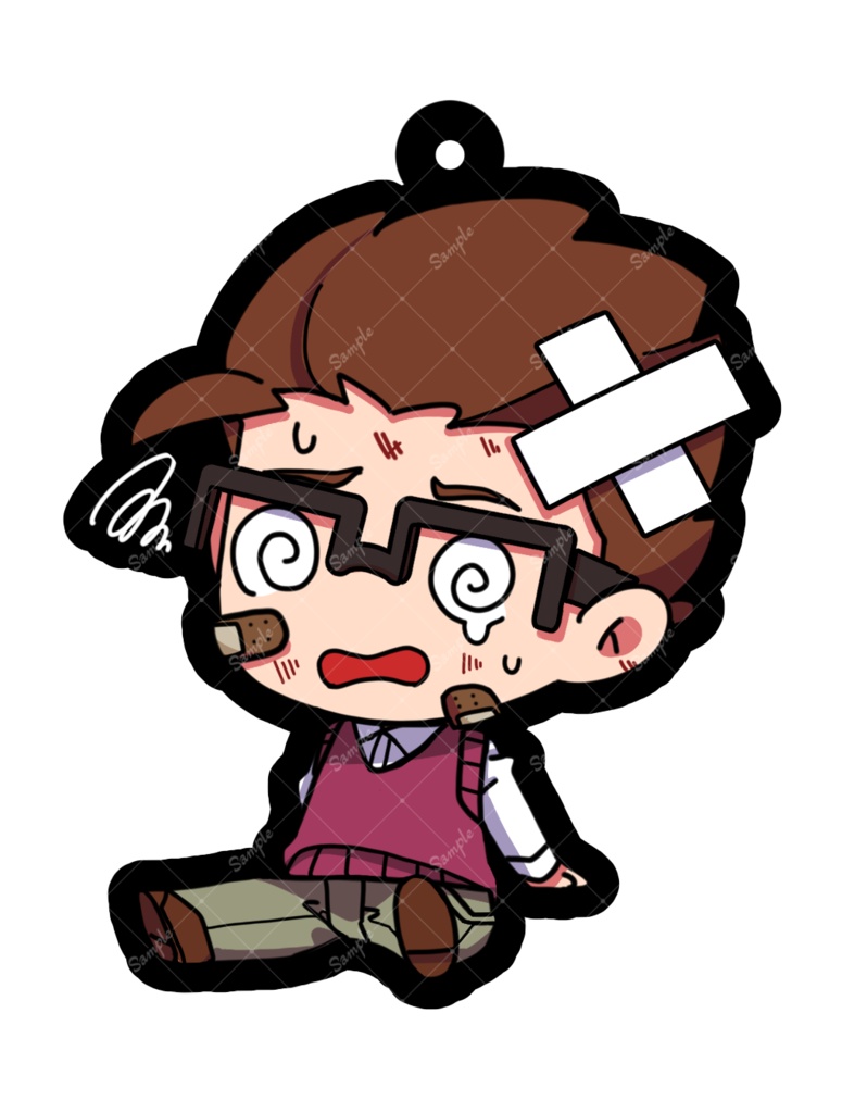 【受注生産】ズタボロ英国紳士キーホルダー