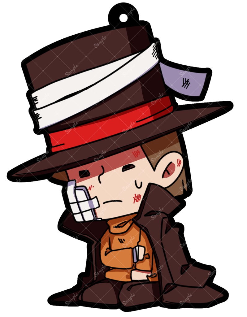 【受注生産】ズタボロ英国紳士キーホルダー