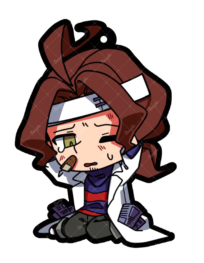 【受注生産】ズタボロ英国紳士キーホルダー