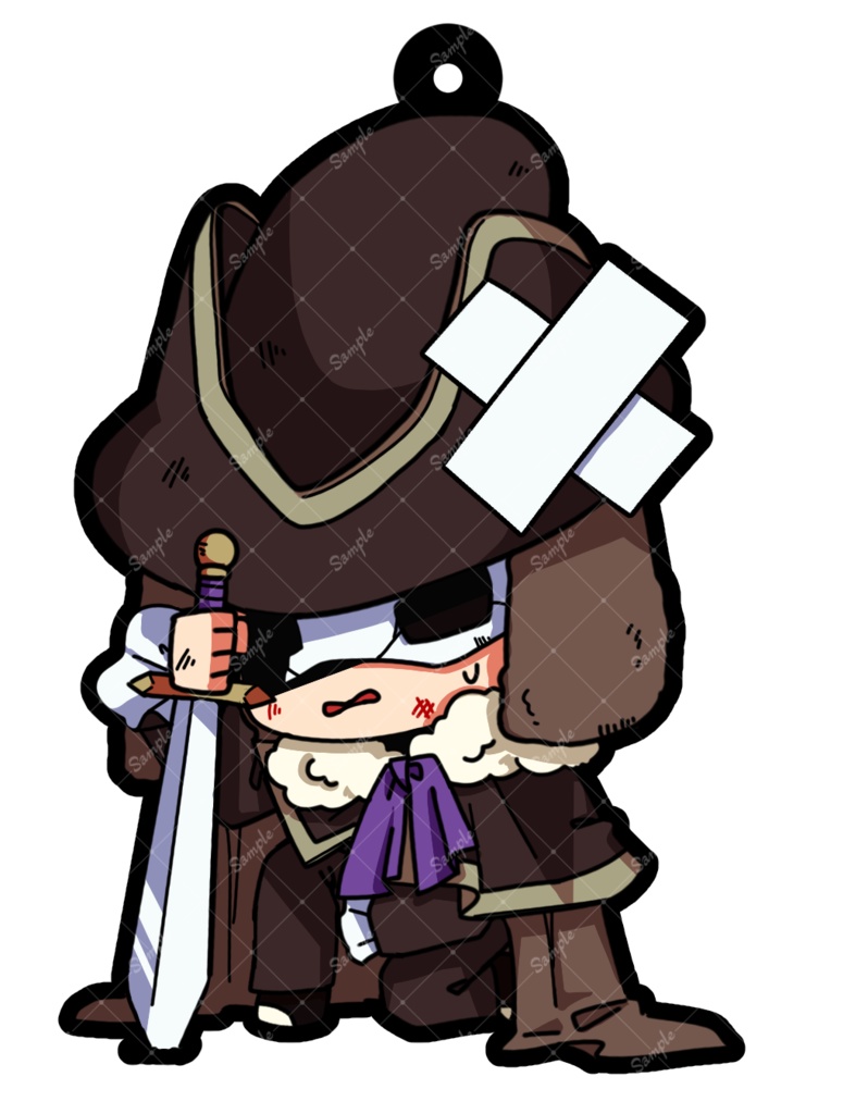 【受注生産】ズタボロ英国紳士キーホルダー