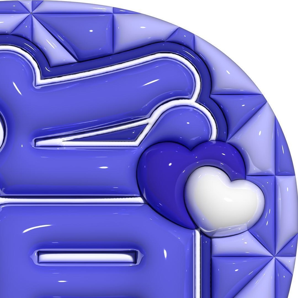 【No.0035】ぷっくりうちわ文字 名前 ファンサ 指さして