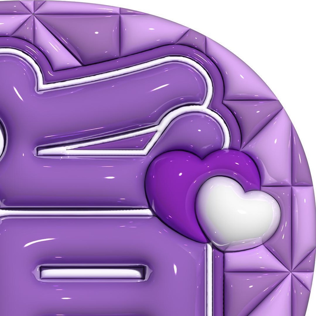 【No.0035】ぷっくりうちわ文字 名前 ファンサ 指さして