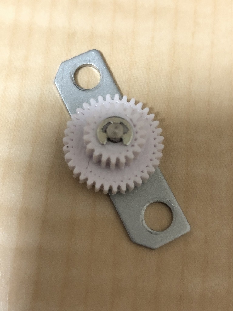 ３Dプリンター　ダヴィンチmini W+　フィラメント送りギヤ