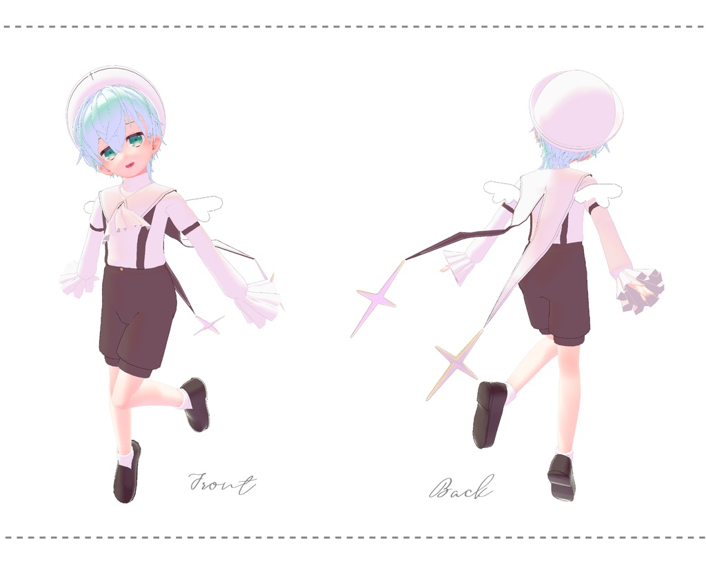 💎アクラシエル君【VRC向け3Dモデル】