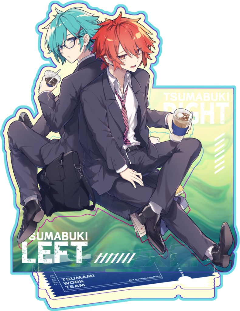 [SDVX][委託販売] 烈風刀＆雷刀 作業チーム アクリルスタンド