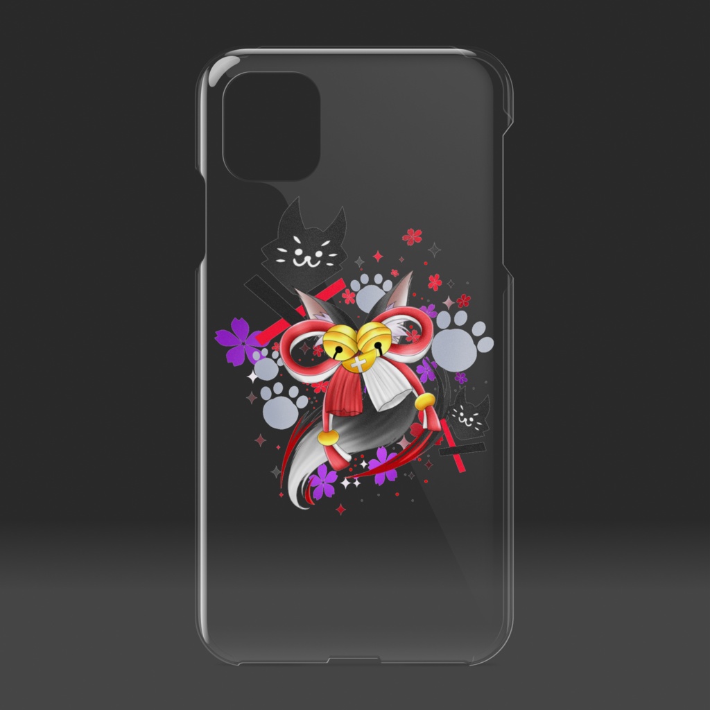Ookami Mio 大神ミオ クリアiPhoneケース