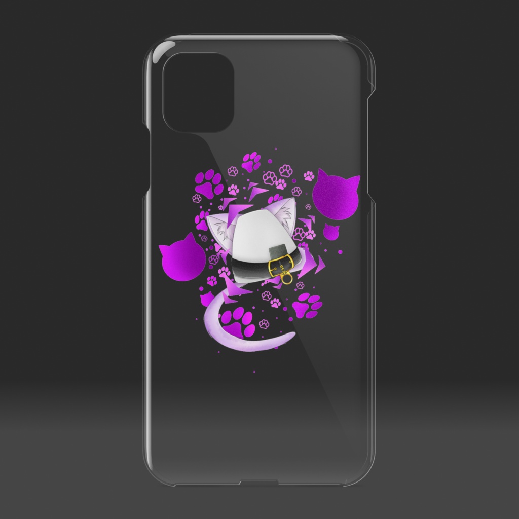 Nekomata Okayu 猫又おかゆ クリアiPhoneケース