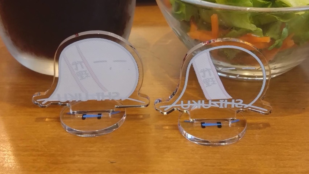 【しずくの日記念】代理しずく アクリルスタンド すけすけVer