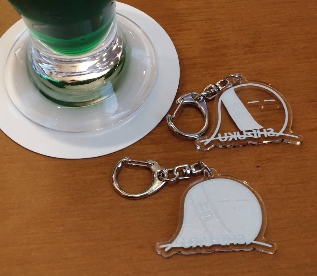【しずくの日記念】代理しずく アクリルキーホルダー すけすけVer