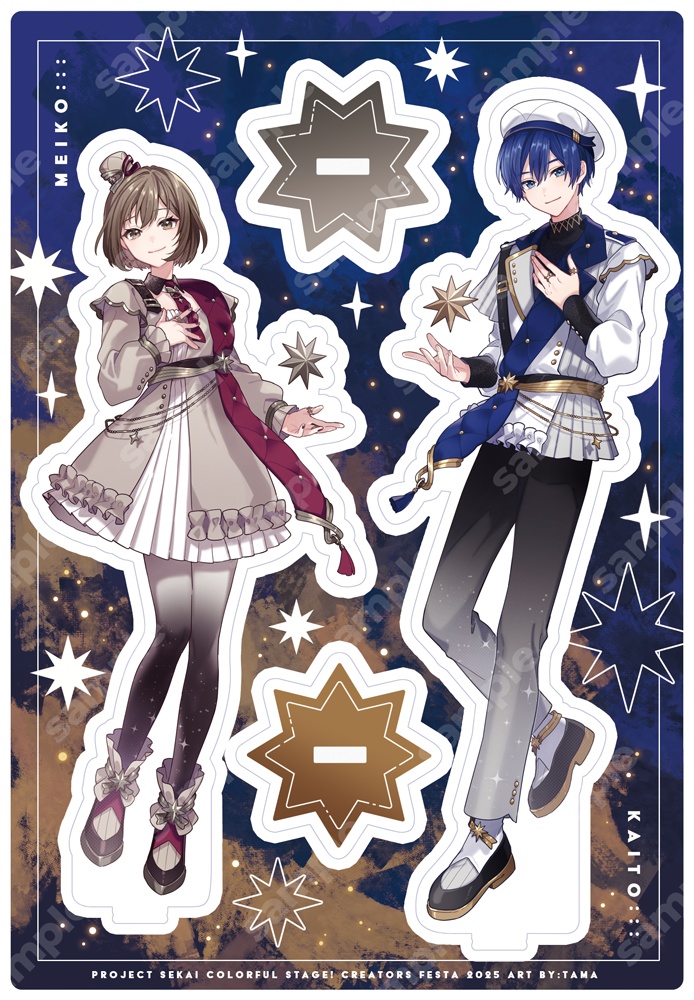 【クリエイターズフェスタ2025】KAITO・MEIKOアクリルスタンド