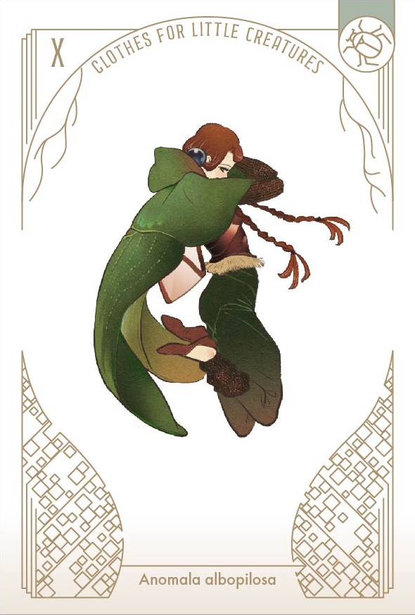 「虫の装い」ポストカードセット(12枚1セット)