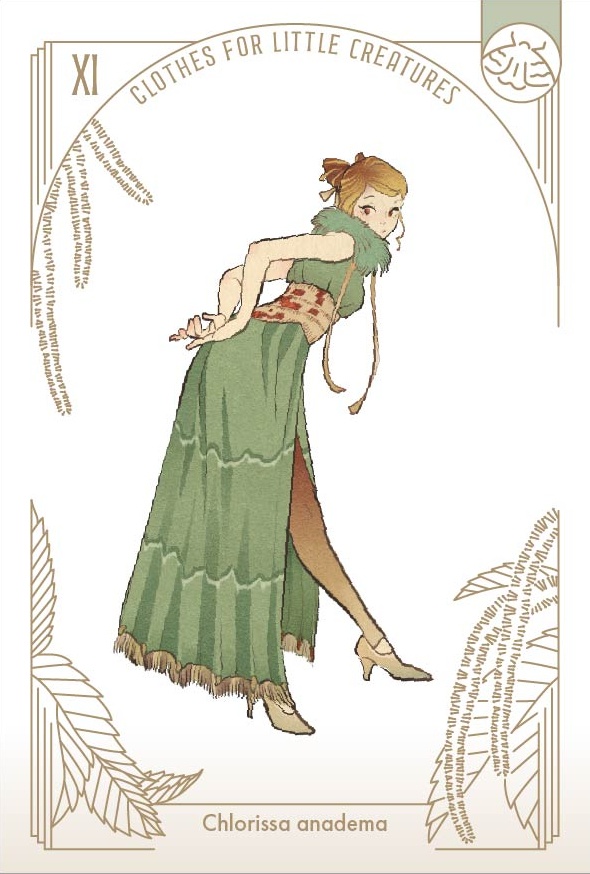 「虫の装い」ポストカードセット(12枚1セット)