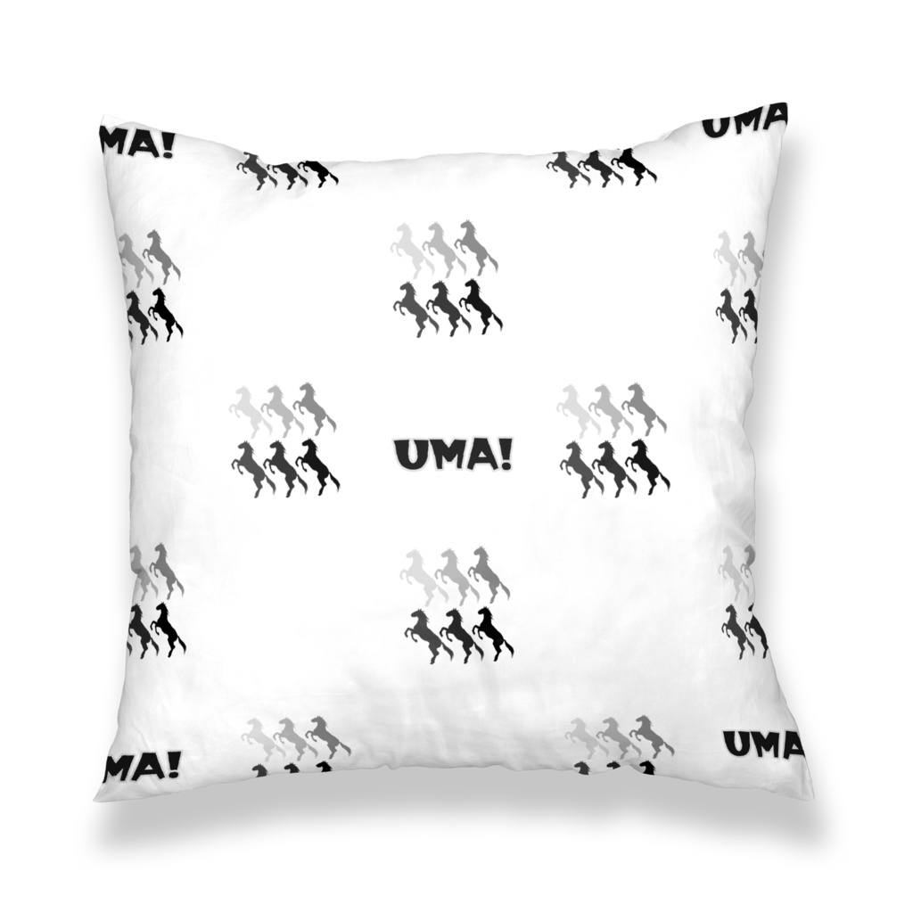 お馬さんクッションカバー ｲﾛｲﾛﾀｸｻﾝ 泥子工房 Booth