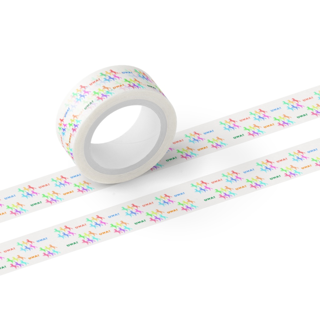 お馬さんマステ！【ﾀﾁｱｶﾞﾘｱﾊﾞﾚﾙ！】15mm