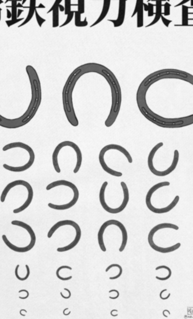 蹄鉄視力検査ジップパーカー!(厚手)