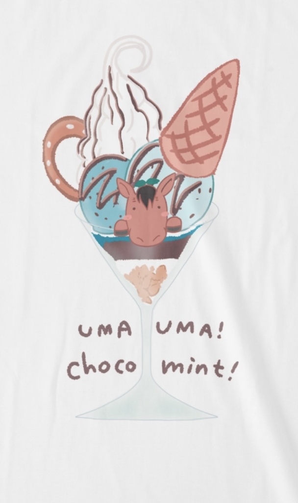 うまうま!チョコミントTシャツ!