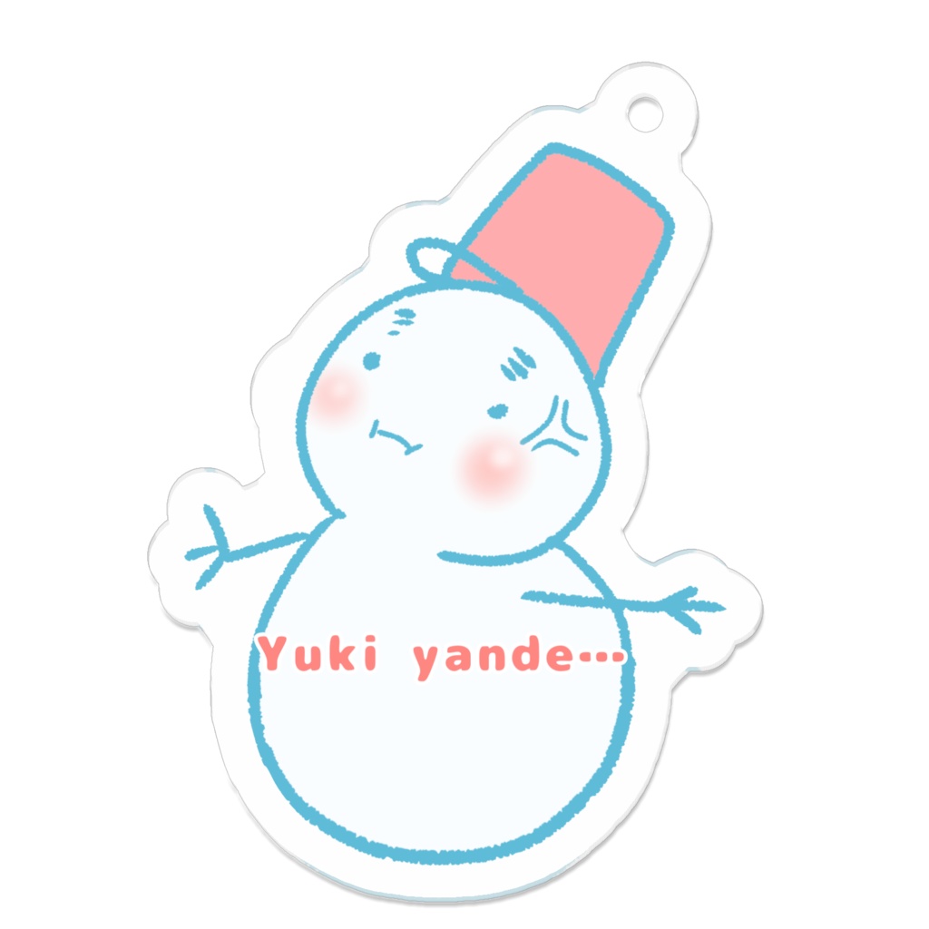 てるてる雪だるま！三種類