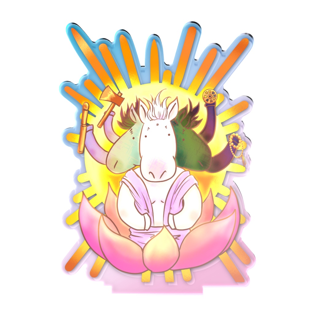 馬頭観音!オーロラ輝くアクスタ