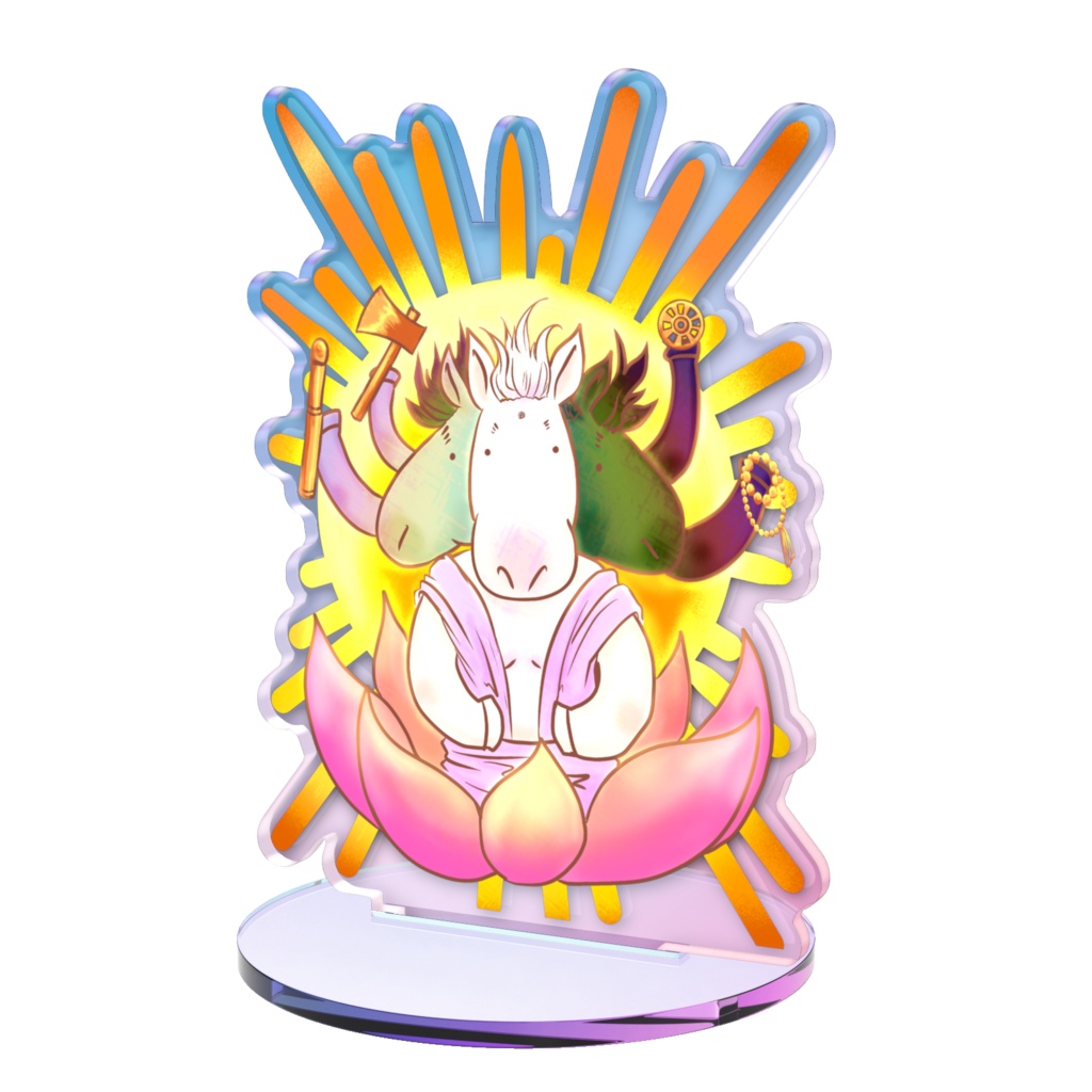 馬頭観音!オーロラ輝くアクスタ