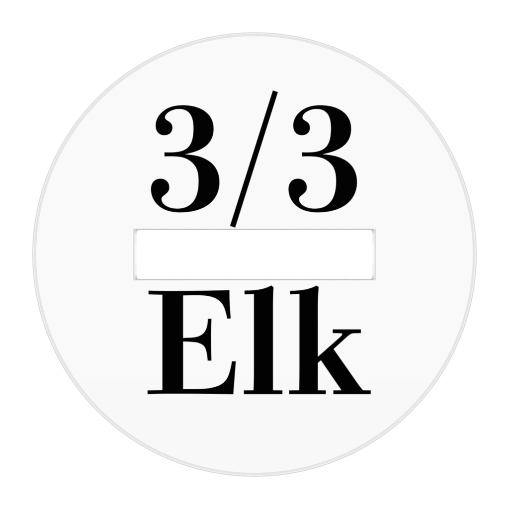 3/3 Elk アクリルフィギュア2