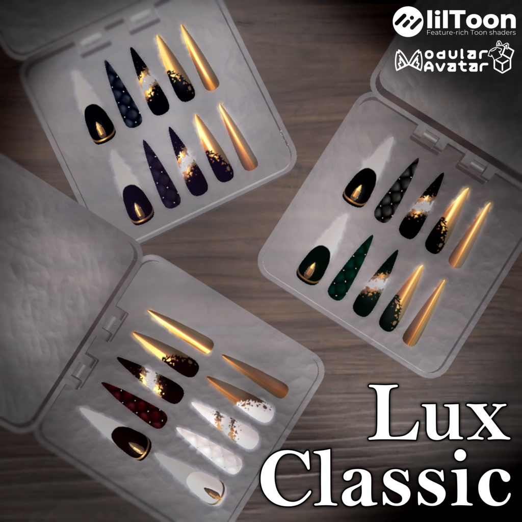 【8アバター対応】【MA対応】LuxClassic Long Nail