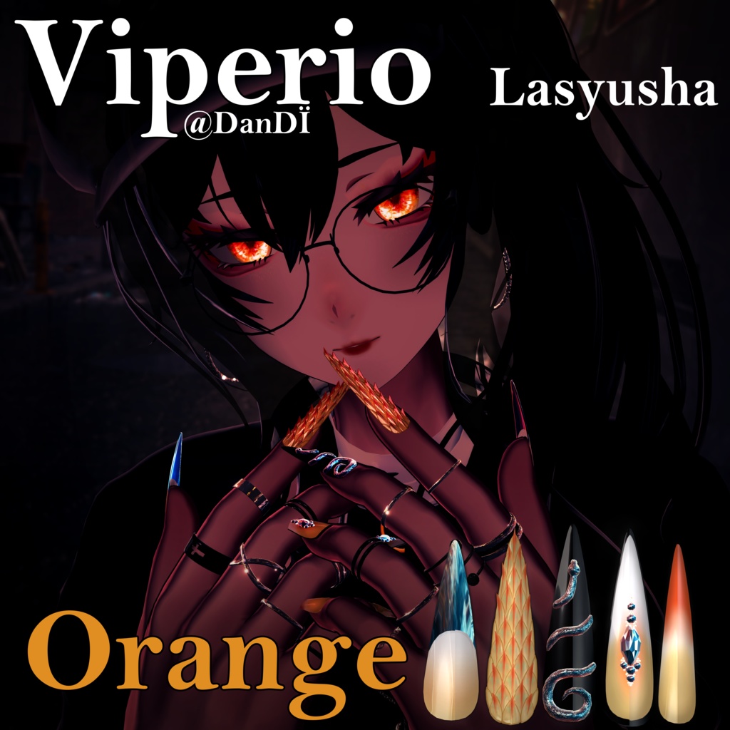 【7アバター対応】【MA対応】Viperio Long Nail