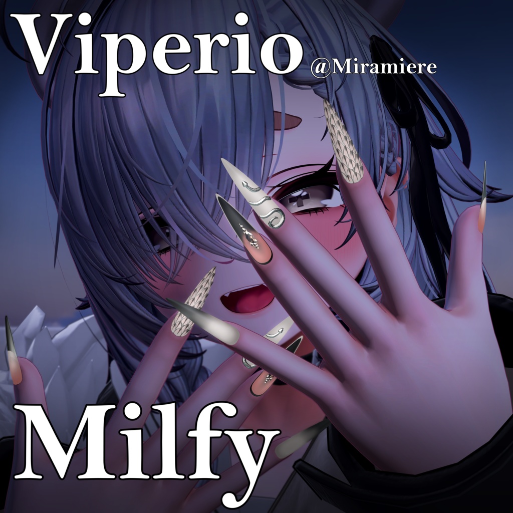 【7アバター対応】【MA対応】Viperio Long Nail