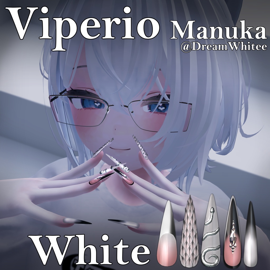 【7アバター対応】【MA対応】Viperio Long Nail