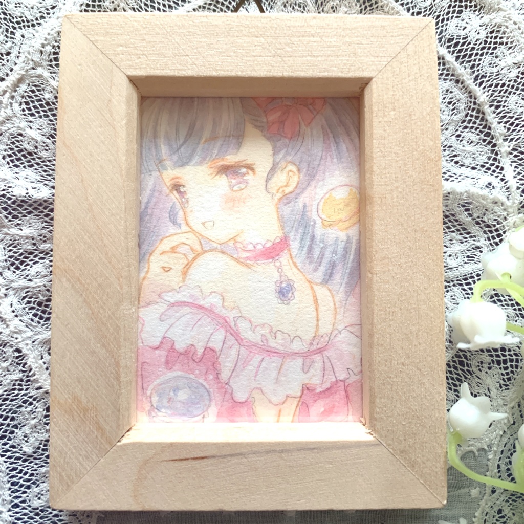 ミニ額プリンセス マカロン Suzuran No Uta Booth