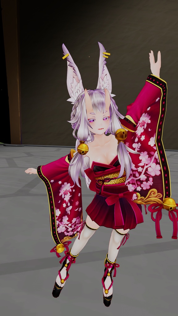 オリジナル3Dモデル「小鬼ちゃん」Ver1.07+付属品