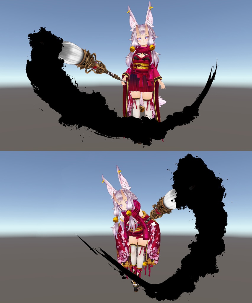 オリジナル3Dモデル「小鬼ちゃん」Ver1.07+付属品