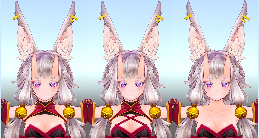 オリジナル3Dモデル「小鬼ちゃん」Ver1.07+付属品