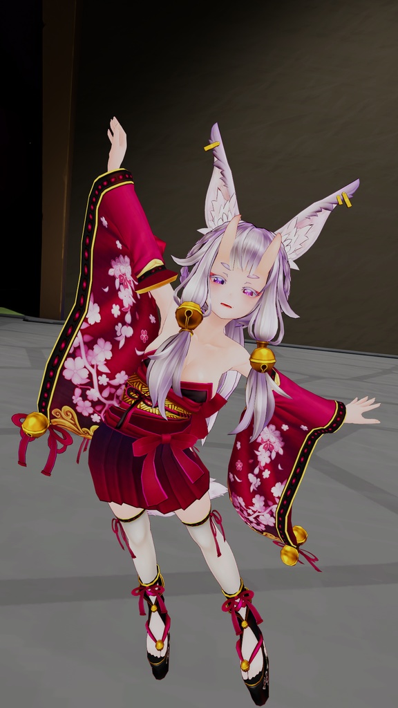 オリジナル3Dモデル「小鬼ちゃん」Ver1.07+付属品