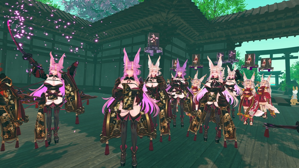 オリジナル3Dモデル「天狐ノ鬼姫」Ver1.13+付属品