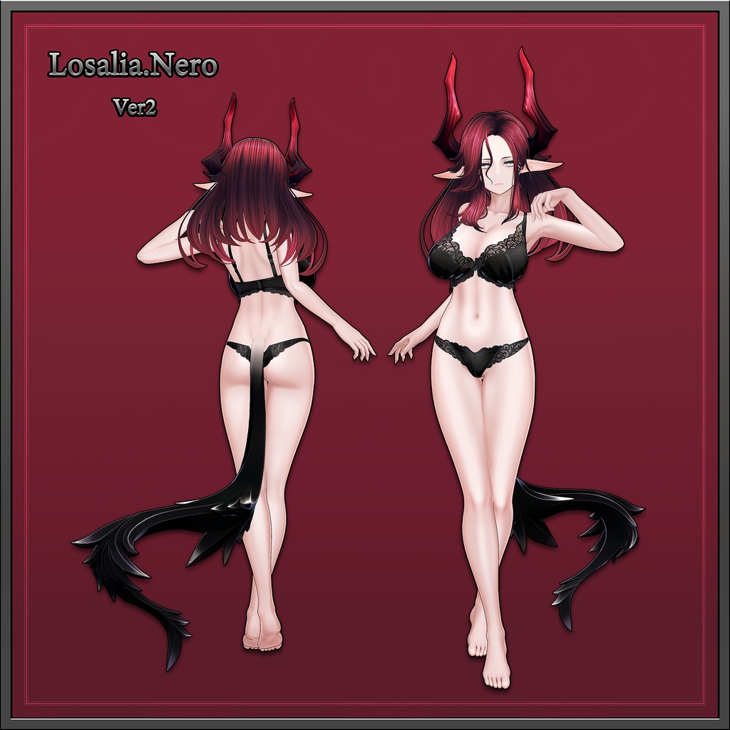 オリジナル3Dモデル  Losalia.Nero_Ver2