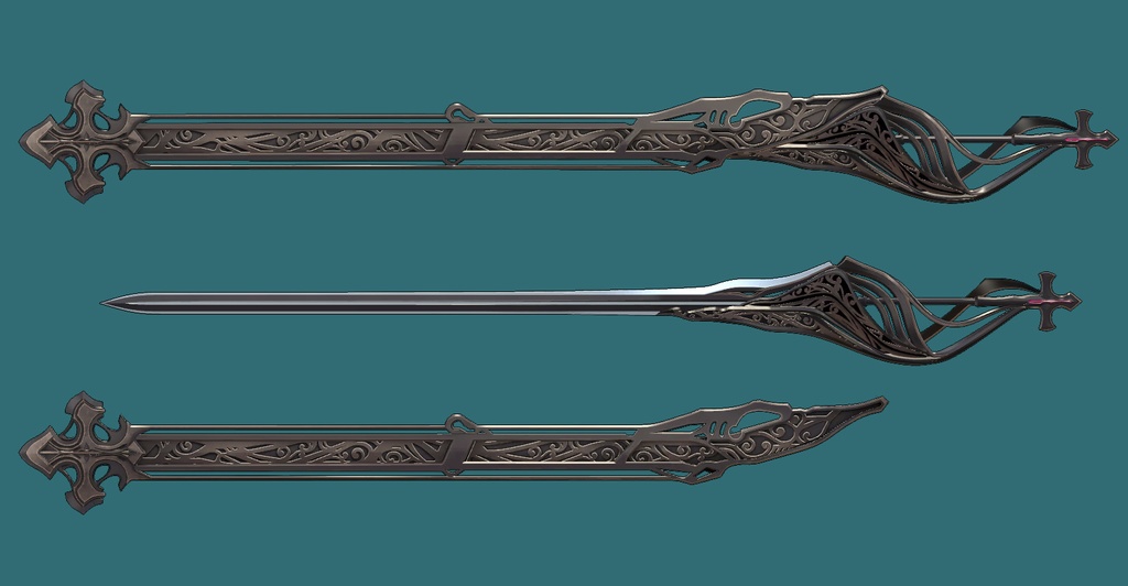 オリジナル3Dモデル  Losalia.Nero_Ver2