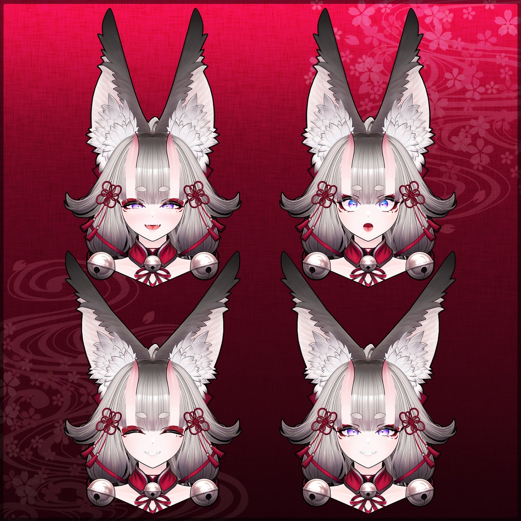 【 オリジナル3Dモデル 】天狐ノ鬼娘