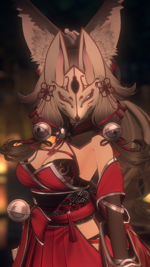 【 オリジナル3Dモデル 】天狐ノ鬼娘