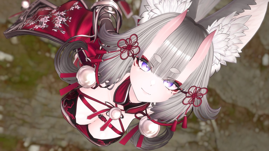 【 オリジナル3Dモデル 】天狐ノ鬼娘