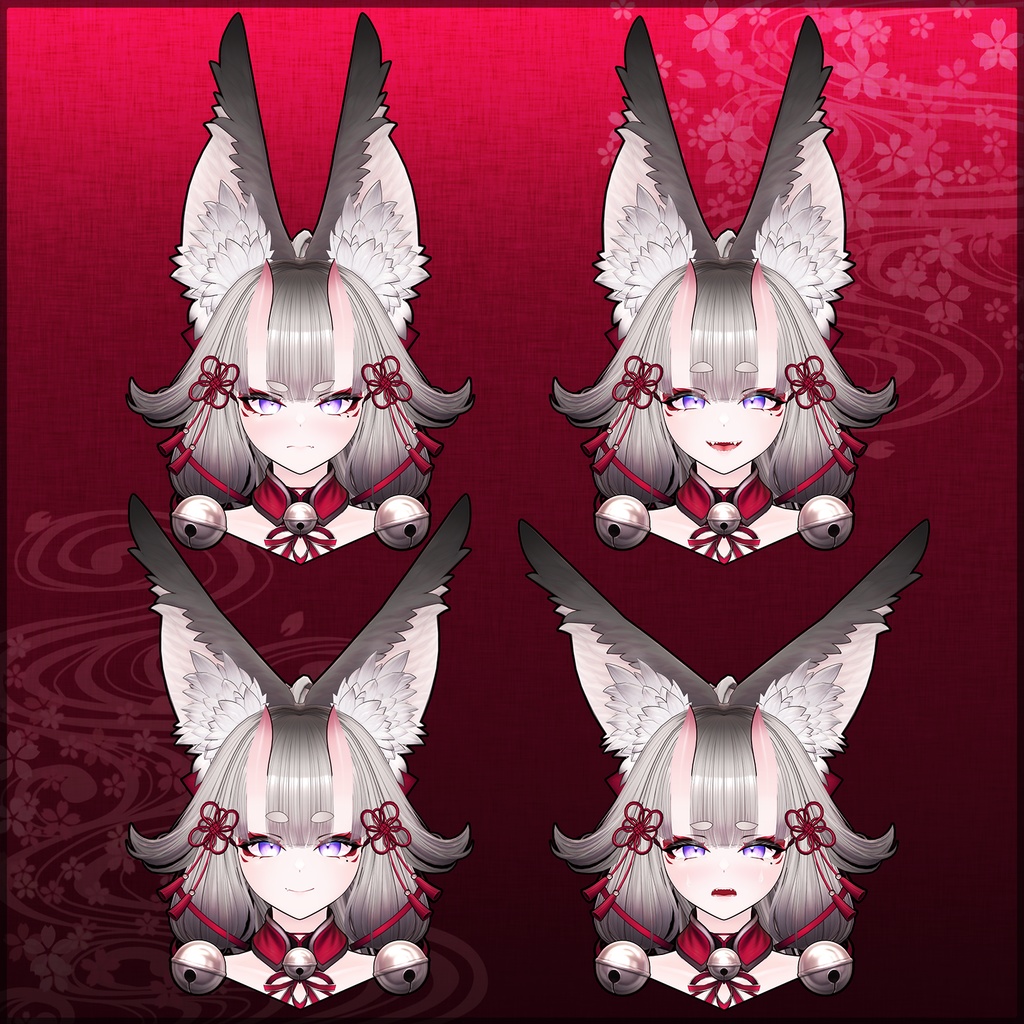 【 オリジナル3Dモデル 】天狐ノ鬼娘