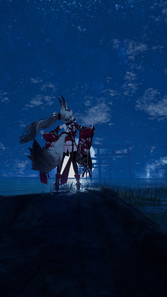 【 オリジナル3Dモデル 】天狐ノ鬼娘