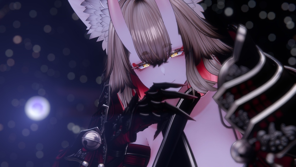 オリジナル3Dモデル『 真-天狐ノ鬼姫 』