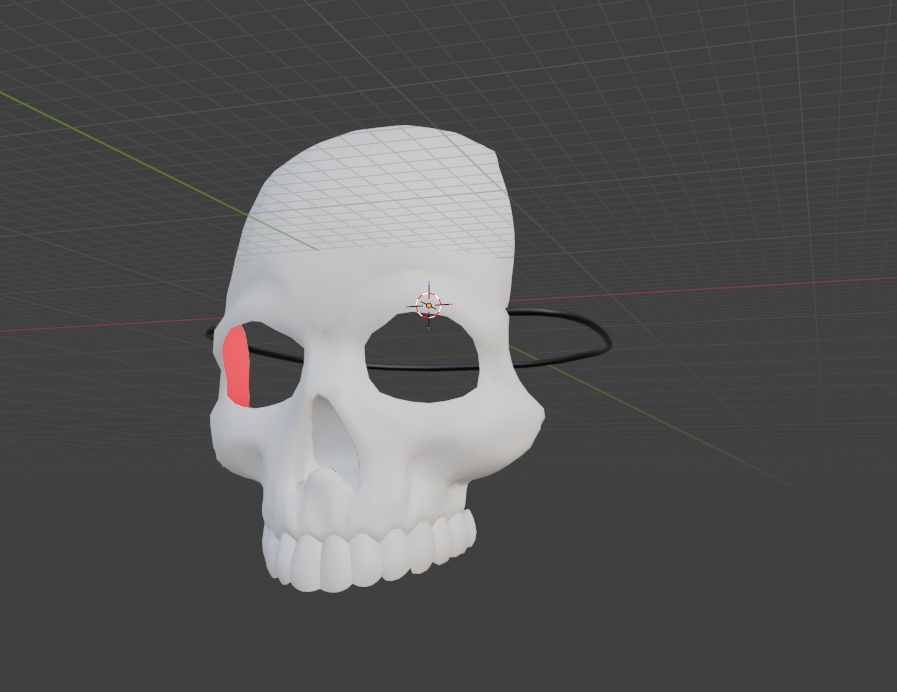 骸骨のお面 Skull mask