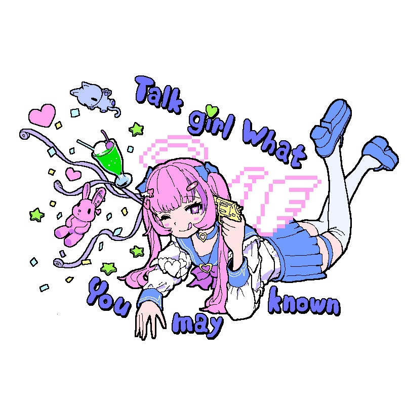 あたまふあほよキラキラステッカー