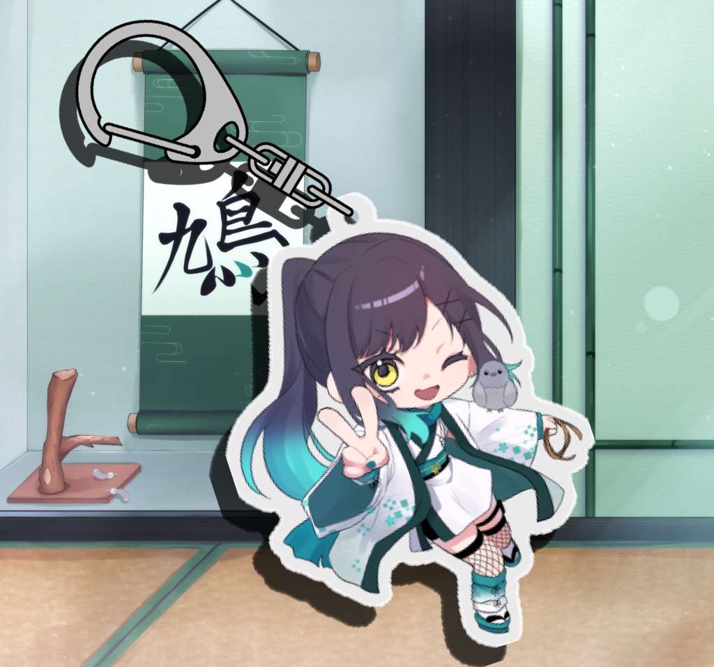 かいりとまるのアクリルキーホルダー