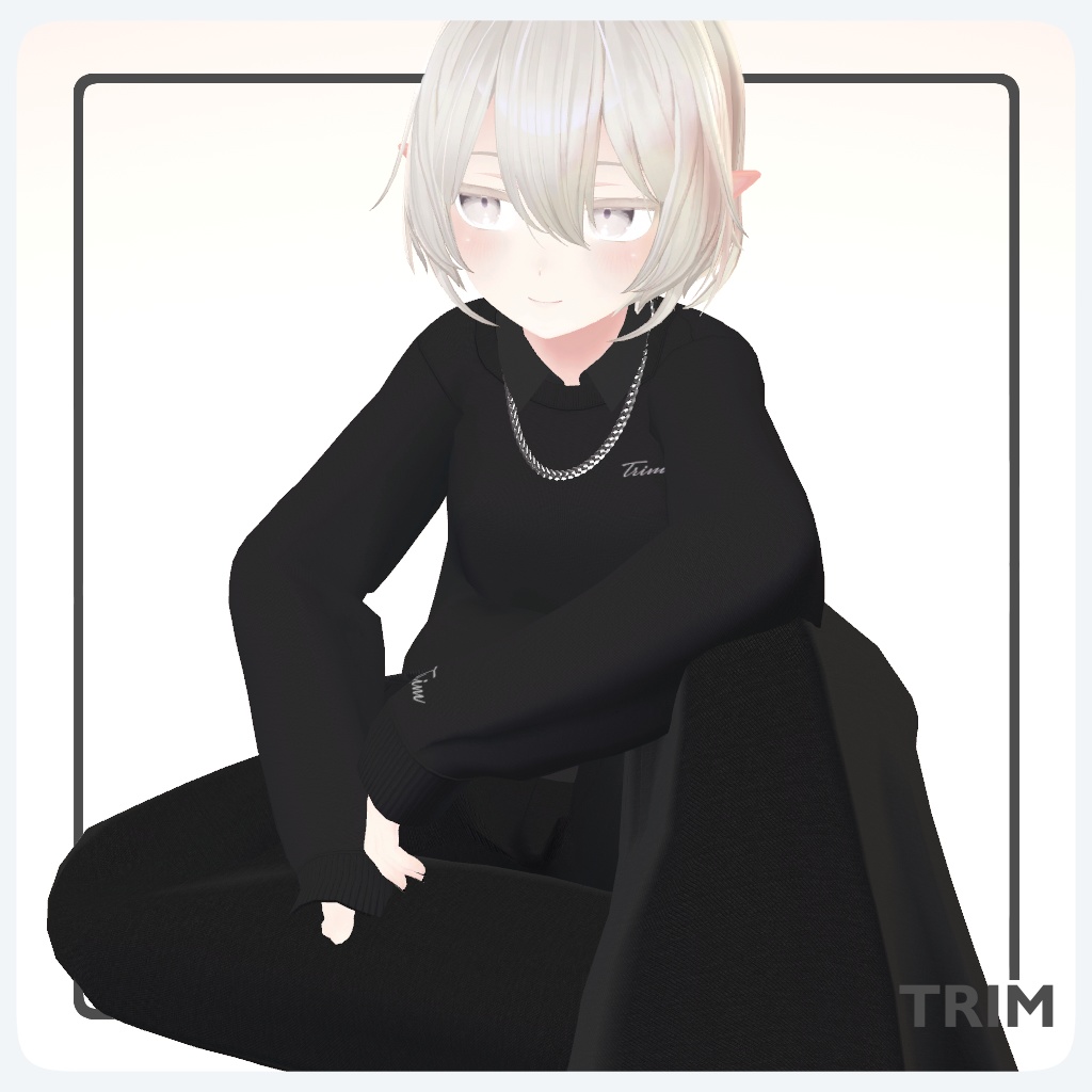 [桔梗用]-sweat & wide pants-TRIM01